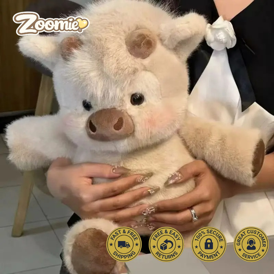 Muvello® Running Highland Cow Plushie