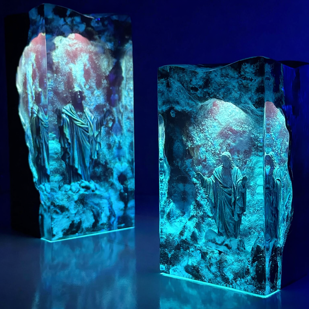 "Eternal Light" Resin Lamp