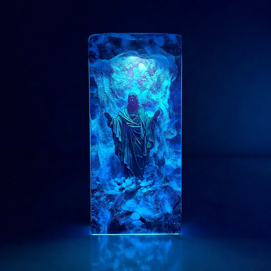 "Eternal Light" Resin Lamp